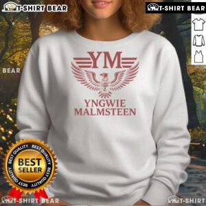 Official Yngwie Malmsteen Rosso Tempesta Sweatshirt featuring vibrant design and premium fabric for fans and musicians.