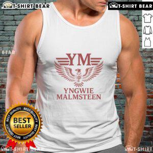 Alt Text: Official Yngwie Malmsteen Rosso Tempesta tank top featuring vibrant design and signature logo, perfect for fans.