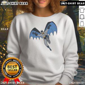 Alt Text: Premium Batman character sweatshirt featuring a bold logo, designed for fans seeking stylish superhero apparel.
