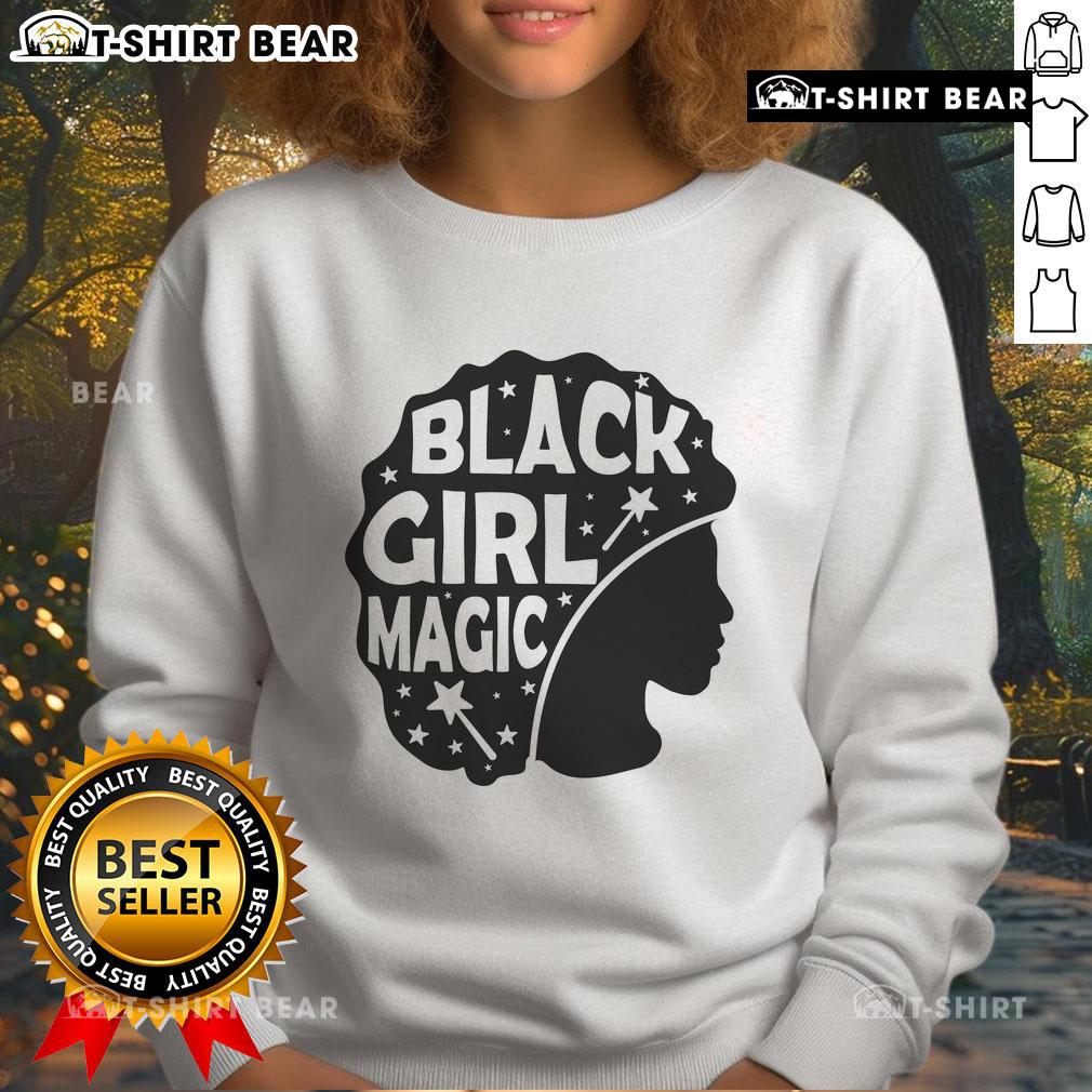 Premium Black Girl Black Magic Sweatshirt featuring a stylish design celebrating Black culture and empowerment.