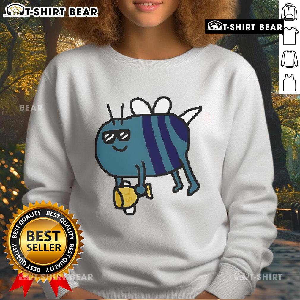 Alt Text: Cartoon-style Premium Charlotte Hornets sweatshirt celebrating their Summer League victory, perfect for fans.
