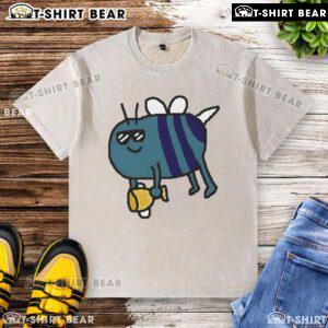 Alt Text: Premium Charlotte Hornets Win the Summer League cartoon washed t-shirt featuring team logo and vibrant graphics.