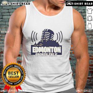 Premium Edmonton Sports Talk Est. 1260 tank top featuring a stylish design for sports enthusiasts.