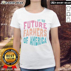 Premium Future Farmers of America Est 1928 Ladies Tee showcasing stylish design for FFA supporters.