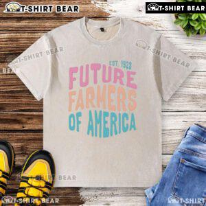 Premium Future Farmers of America Est. 1928 washed t-shirt featuring a vintage logo and comfortable fit for enthusiasts.