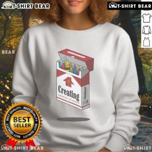 Premium Glowhouse Addicting Creating Cigarettes Sweatshirt in stylish design, perfect for casual wear and street fashion.