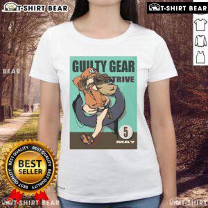 Premium Guilty Gear Strive May 5 Ladies Tee featuring vibrant design and comfortable fit for fans of the game.