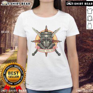 Premium Mark Of The Sunborn Praise The Sun ladies tee featuring a stylish design and vibrant colors for casual wear.