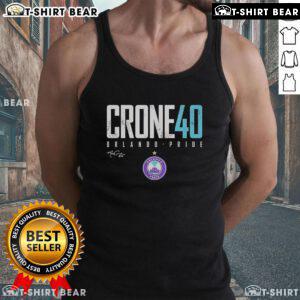 Premium McKinley Crone 40 Orlando Pride Elite Signature Tank Top featuring vibrant colors and stylish design for fans.