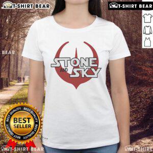 Premium Stone and Sky Ladies Tee featuring a stylish design, perfect for casual wear and outdoor activities.