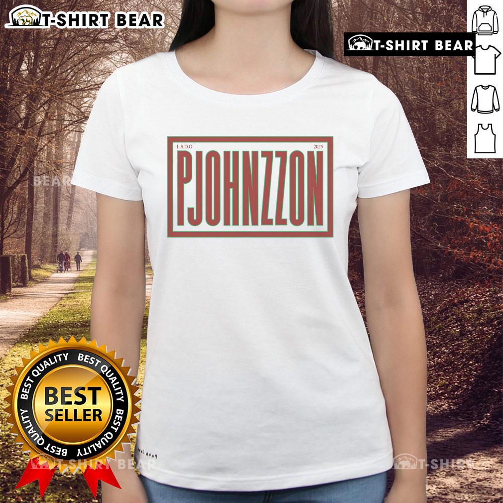 Premium Terrazzo Pjohnzzon Ladies Tee featuring a stylish design and vibrant colors, perfect for casual wear.