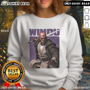 Premium Windu Dirty Star Wars Sweatshirt featuring a stylish design for fans of the iconic sci-fi franchise.