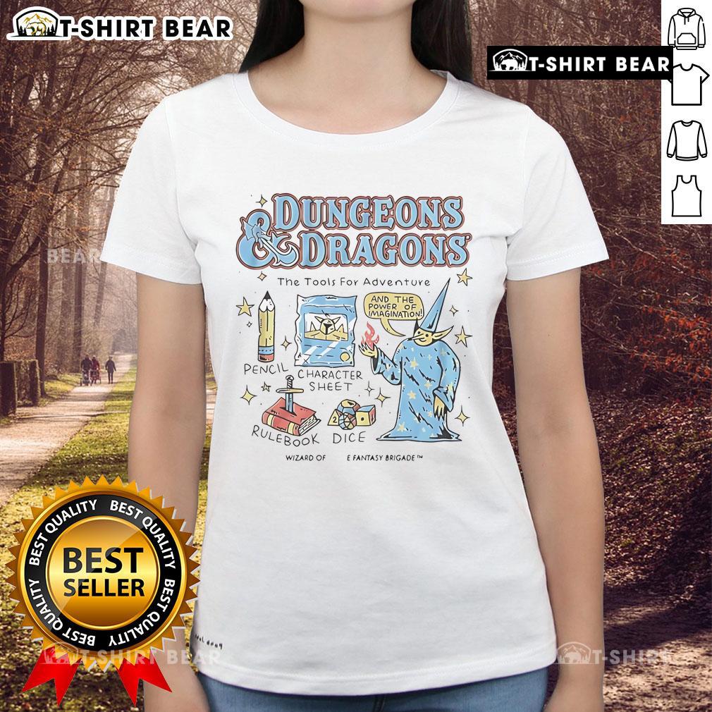 Pretty Dungeons and Dragons Tee for adventure-loving ladies, featuring vibrant graphics and a stylish design.