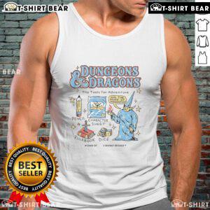 Alt Text: Pretty Dungeons and Dragons tank top featuring adventure-themed graphics and vibrant colors for tabletop gaming fans.