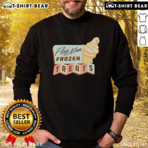Pretty Flag Man Frozen Treats Sweatshirt featuring vibrant colors and fun design for dessert lovers.
