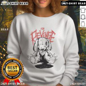 Pretty For Revenge sweatshirt featuring cute stuffed animals, symbolizing playful revenge and unique style.