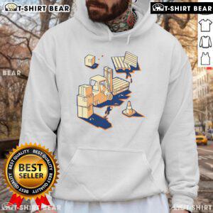 Cozy Pretty In The Shadows Hoodie displayed on a mannequin in a stylish urban setting, perfect for fall fashion.