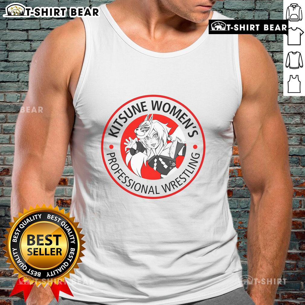 Stylish Pretty Kitsune women's professional wrestling tank top featuring vibrant design and comfortable fit.