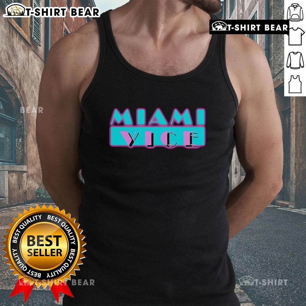 Stylish Pretty Miami Vice tank top featuring vibrant colors and retro design, perfect for summer fashion and beach outings.