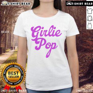 Pretty Olivia Rodrigo Girlie Pop Ladies Tee featuring vibrant graphics and a stylish design perfect for fans.