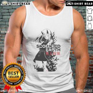 Stylish Pretty Scorched Earth Anime Tank Top featuring vibrant artwork and a comfortable fit for anime fans.