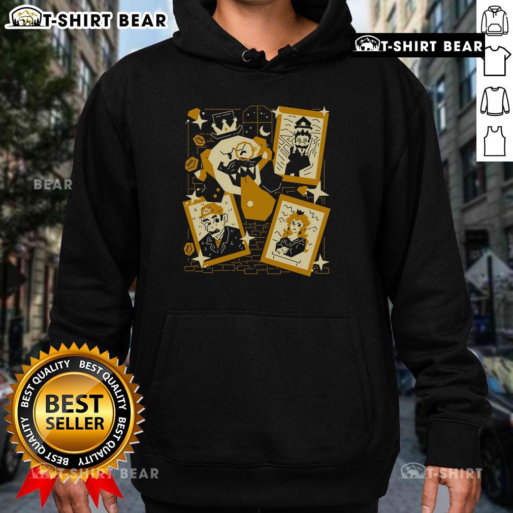 Super Mario King Boo painting art hoodie featuring a vibrant, stylish design inspired by the afterlife theme.