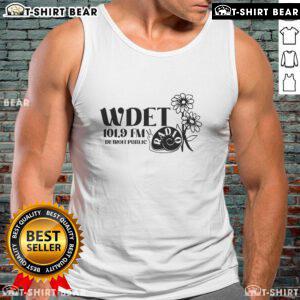Stylish WDET 101.9 FM Detroit Public Radio tank top featuring a vibrant design, perfect for fans and summer wear.
