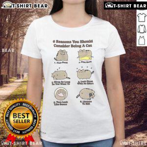 Top 6 Reasons You Should Consider Being a Cat Lady Tee showcasing a stylish graphic tee with a playful cat design.