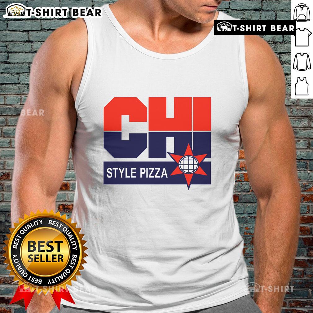 Stylish Top CHI Dream Team pizza tank top featuring a vibrant design perfect for pizza lovers and summer outings.