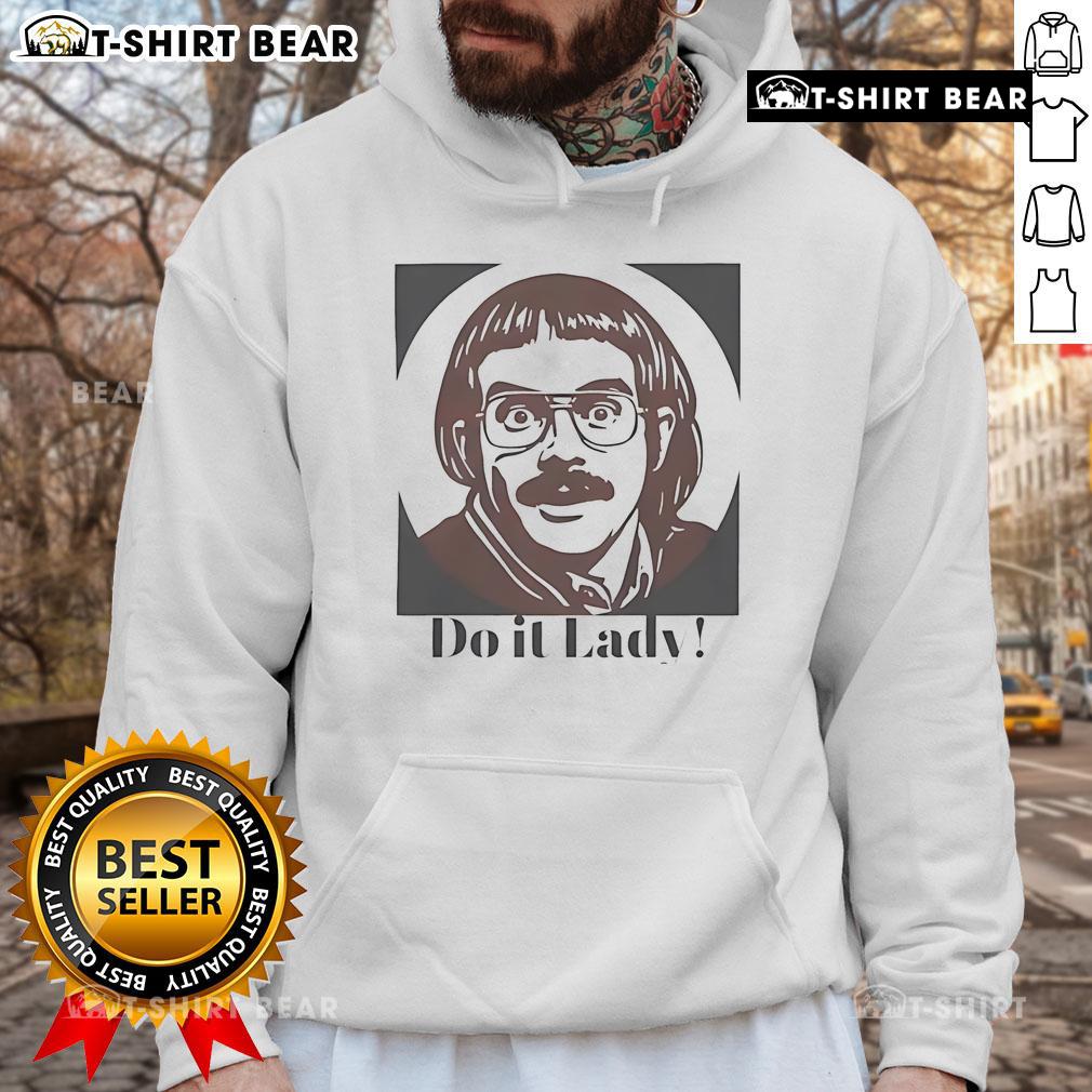 Top Chit Jay Renshaw Do It Lady Hoodie in stylish black, perfect for casual wear and showcasing confidence.