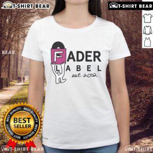 Top Fader Label Est. 2002 Ladies Tee in stylish design, perfect for casual wear and fashion-forward outfits.