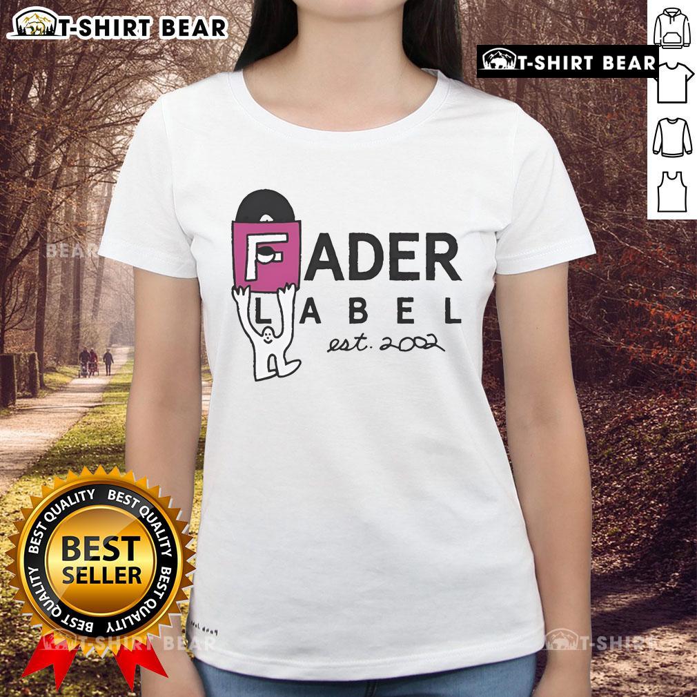 Top Fader Label Est. 2002 Ladies Tee in stylish design, perfect for casual wear and fashion-forward outfits.