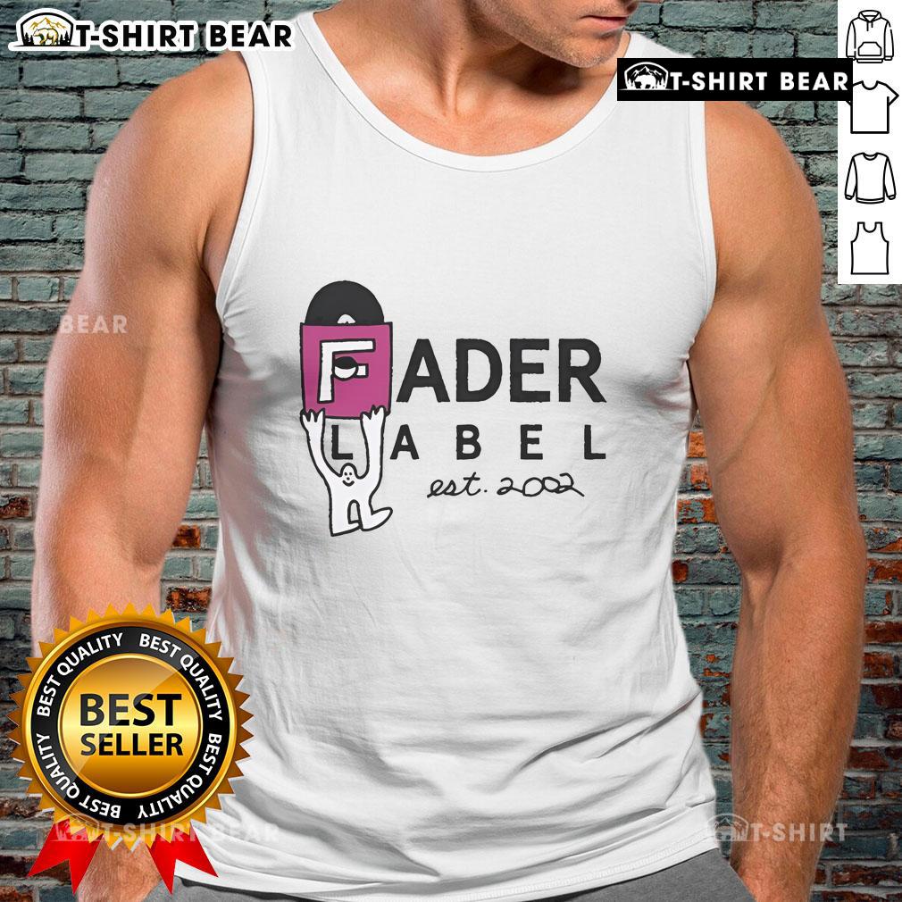Top Fader Label Est. 2002 tank top in stylish design, perfect for casual wear and showcasing vintage fashion.