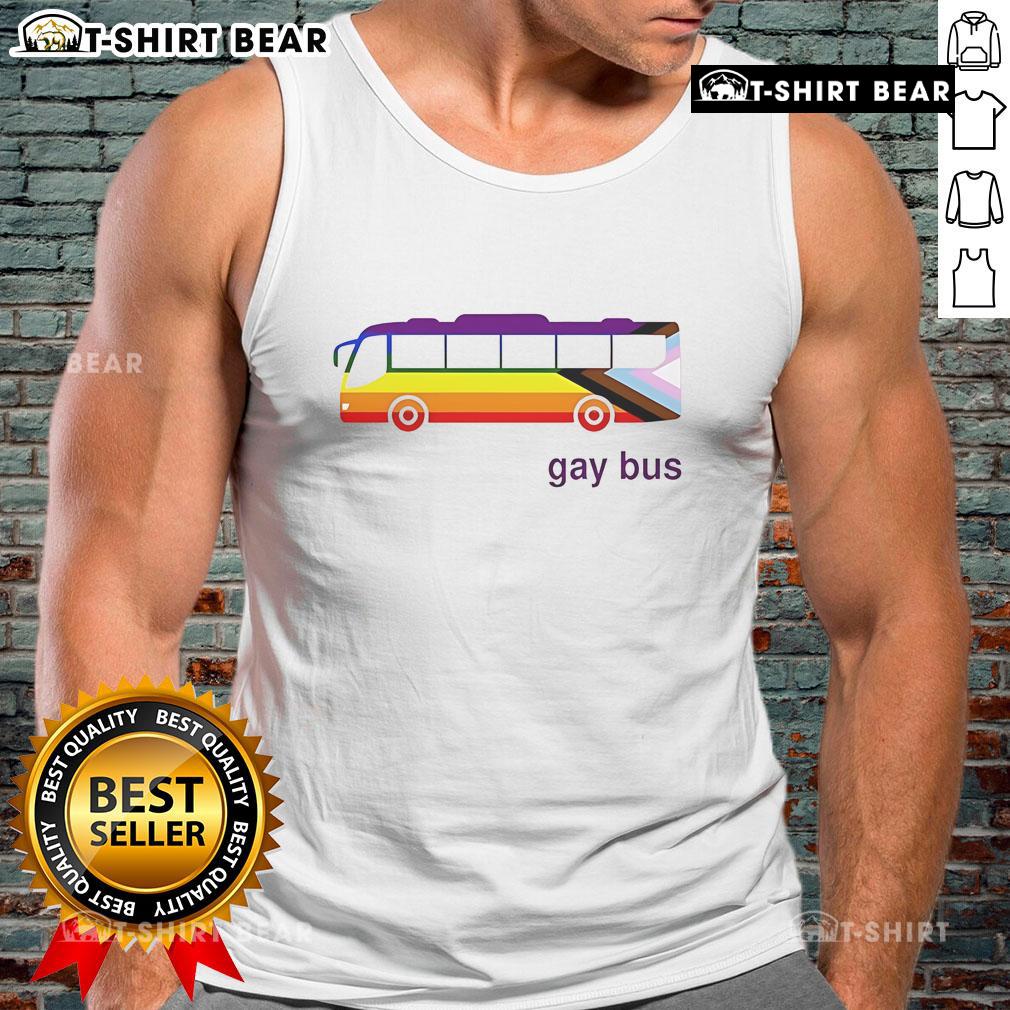 Colorful Top Gay Bus LGBT Tank Top featuring vibrant designs celebrating pride and inclusivity, perfect for summer wear.