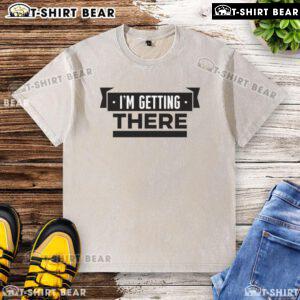 Top Im Getting There Washed T-Shirt in soft cotton, featuring a relaxed fit and vintage look for casual style.
