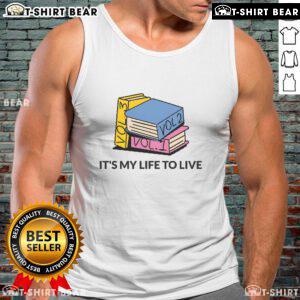 Stylish 'Top It's My Life to Live' tank top displayed on a mannequin, perfect for casual summer outfits.