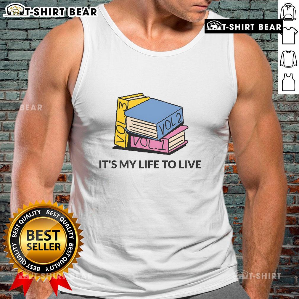 Stylish 'Top It's My Life to Live' tank top displayed on a mannequin, perfect for casual summer outfits.