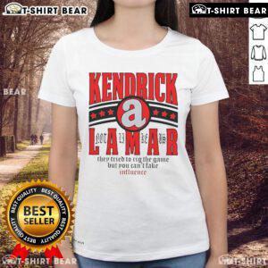 Top Kendrick Lamar 'They Tried To Rig The Game' ladies tee featuring a stylish design and vibrant colors.