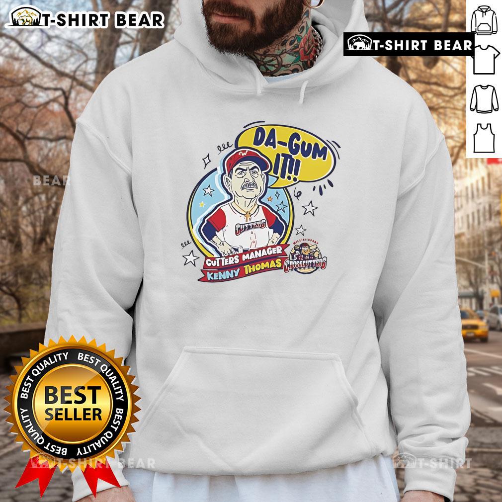 Alt Text: Top Kenny Thomas Da Gum It Cutters Manager Hoodie in stylish design, perfect for fans and team supporters.
