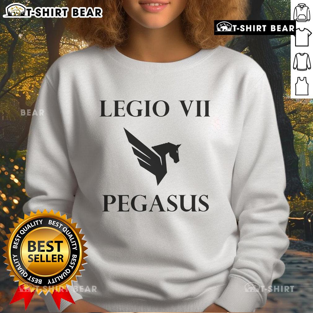 Alt Text: Stylish Top Legion VII Pegasus Sweatshirt featuring a unique design, perfect for casual wear and fans of the brand.