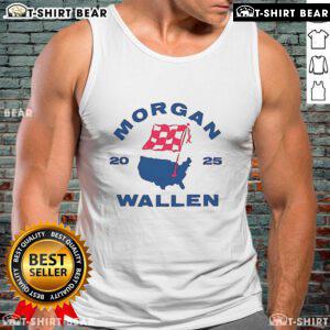 Stylish Top Morgan Map 2025 tank top featuring a vibrant map design, perfect for casual wear and summer fashion.