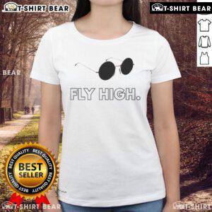 Top Ozzy Osbourne Memorial Fly Gigh Ladies Tee featuring iconic artwork and vibrant colors for rock music fans.