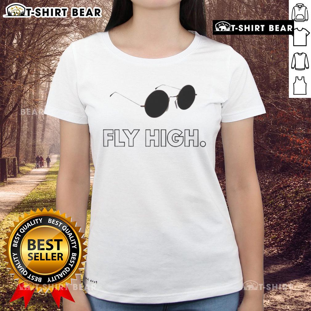 Top Ozzy Osbourne Memorial Fly Gigh Ladies Tee featuring iconic artwork and vibrant colors for rock music fans.