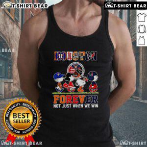 Top Peanuts Houston Forever tank top featuring a bold design, perfect for fans celebrating beyond just victories.