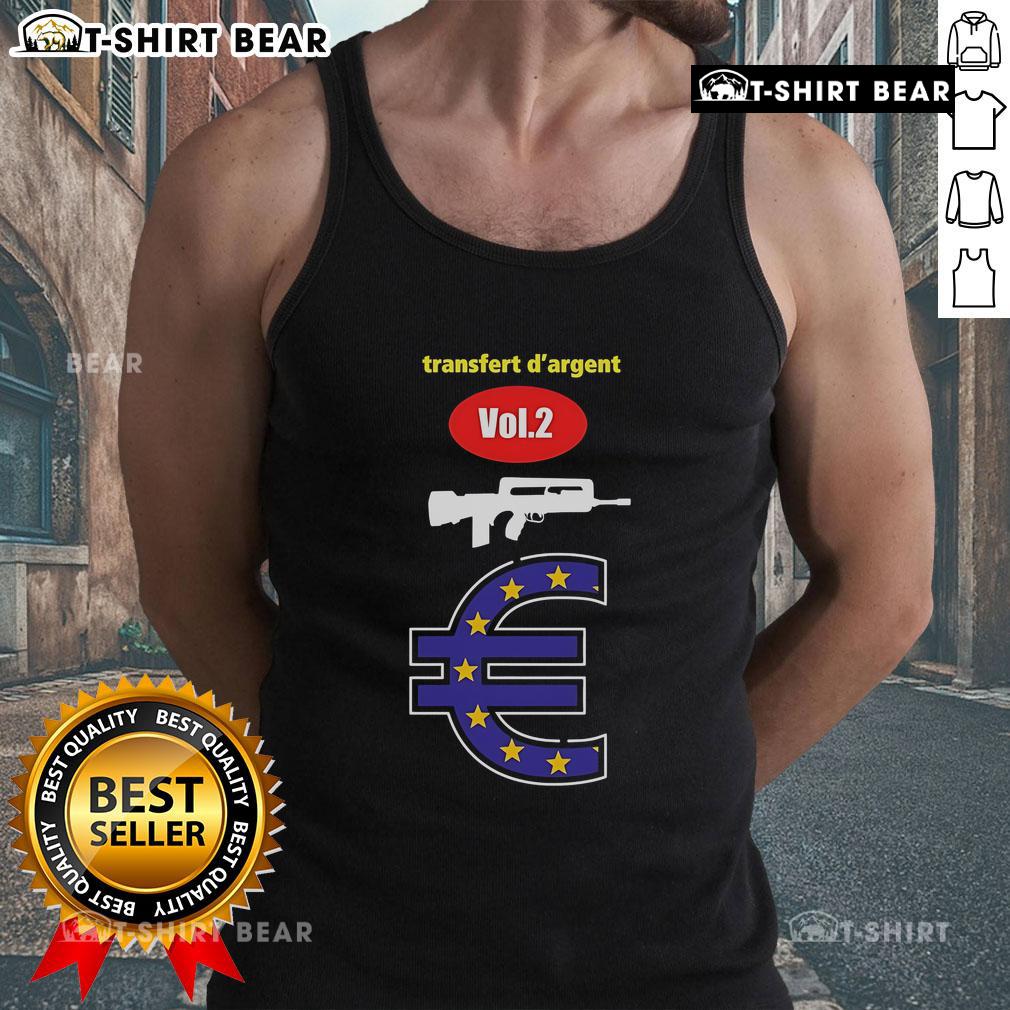 Top Punkandyo France Transfert D'argent Vol. 2 Famas Tank Top featuring bold graphics and vibrant colors.