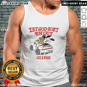 Stylish Top Pusha Malice Verdy X Clipse Let God Sort Em Out Tank Top featuring bold graphics and streetwear flair.