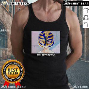 Top Rei Mysterio Rei Ayanami Anime Tank Top featuring colorful graphic design and stylish anime-inspired art.
