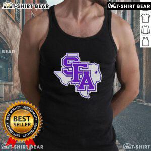 Top SFA Primary Logo Texas tank top featuring a bold design and vibrant colors, perfect for fans and casual wear.