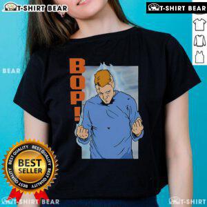 Stylish Top Shoebody Bop Ladies Tee in vibrant colors, perfect for casual outfits and trendy fashion statements.