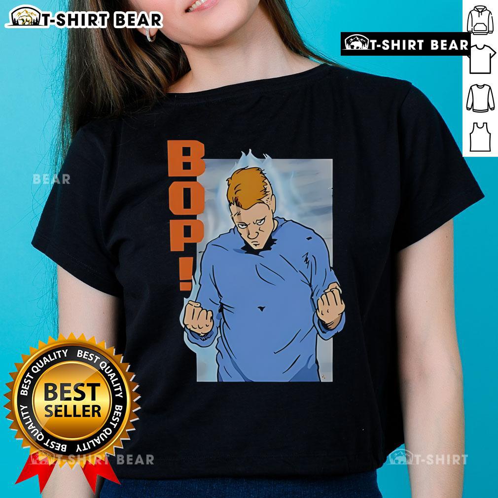 Stylish Top Shoebody Bop Ladies Tee in vibrant colors, perfect for casual outfits and trendy fashion statements.